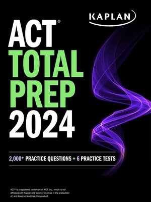 cover image of ACT Total Prep 2024